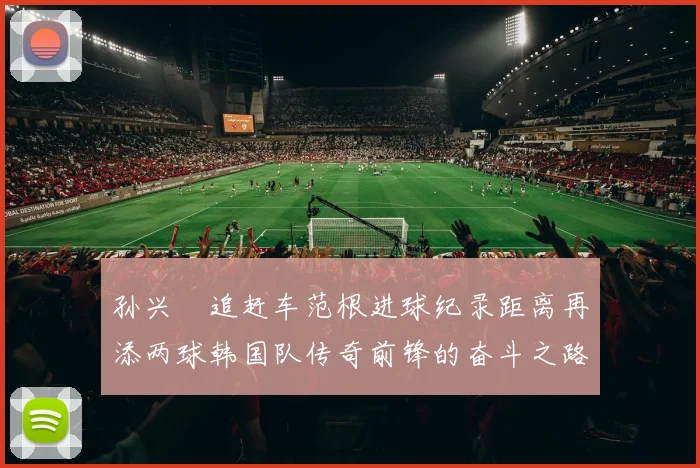孙兴慜追赶车范根进球纪录距离再添两球韩国队传奇前锋的奋斗之路